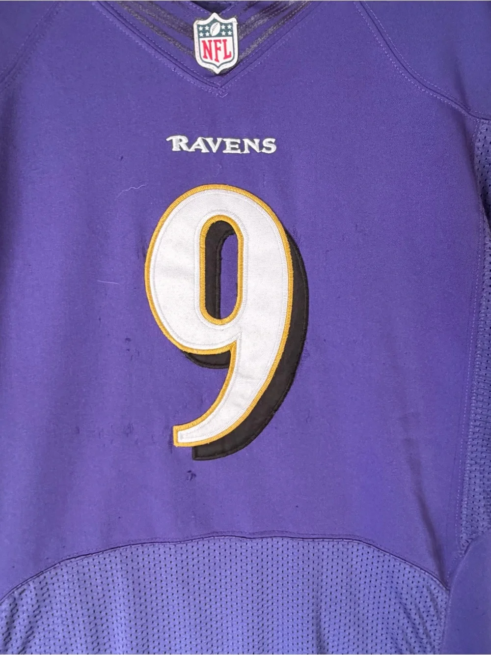 Nike NFL Team Apparel Jersey Size 48 Baltimore Ravens #9 Justin Tucker 8757